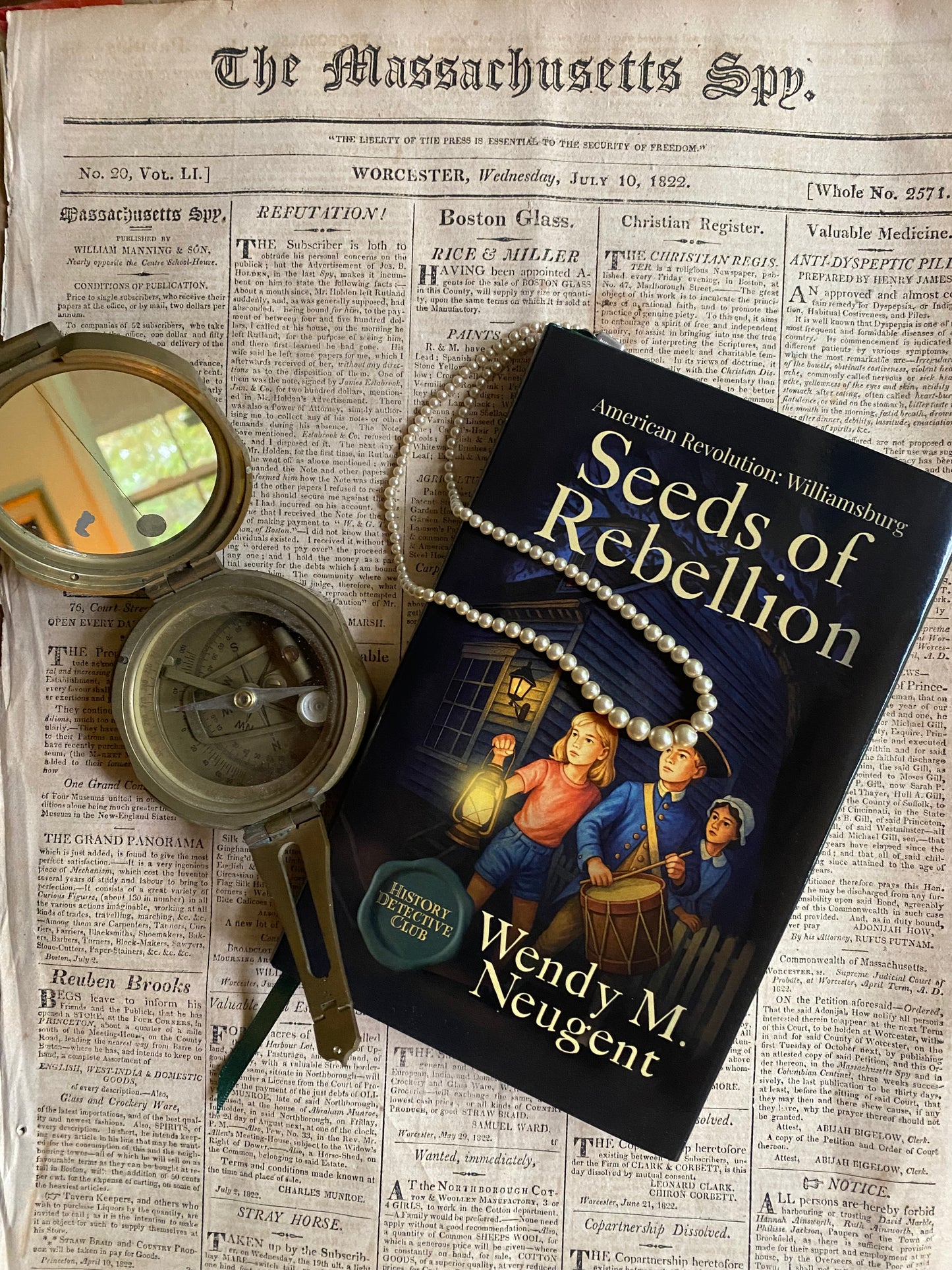 Seeds of Rebellion : A History Detective Club Mystery (#1)- Award-Winning Signed Book Gift Set