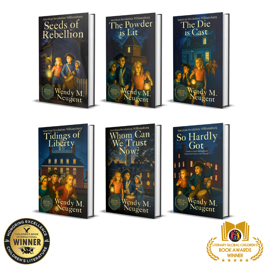 History Detective Club: American Revolution: Williamsburg Era Complete 6 Book Hardcover Bundle