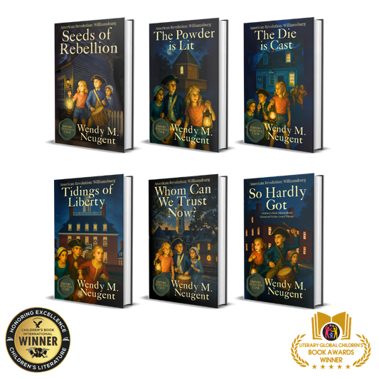 History Detective Club: American Revolution: Williamsburg Era Complete 6 Book Hardcover Bundle