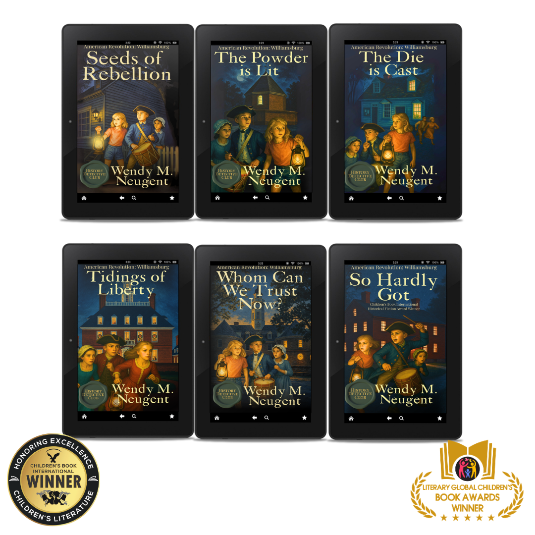 History Detective Club: American Revolution: Williamsburg Era Complete 6 Book Ebook Bundle