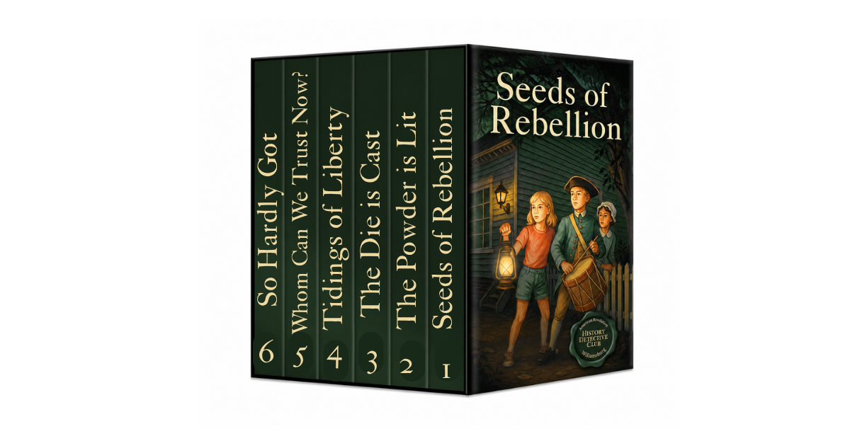 History Detective Club: American Revolution: Williamsburg Era Complete 6 Book Bundle